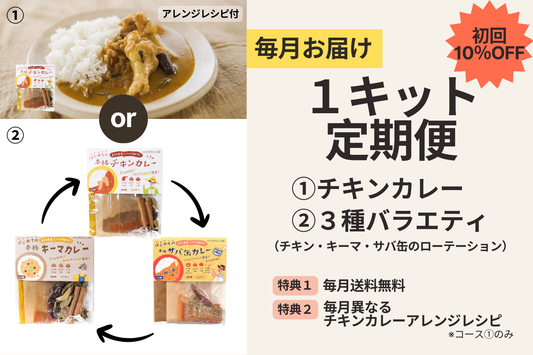 【初回10％オフ！送料無料】1キット定期便
