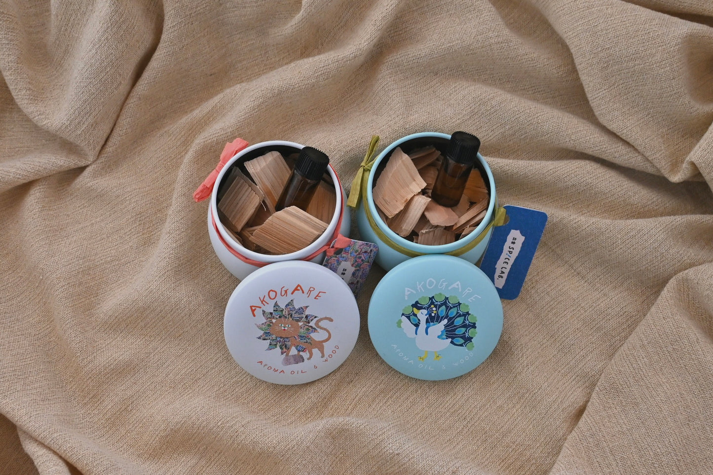 【新商品】AROMA OIL&WOOD AKOGARE（ゆったり&すっきり）2個セット