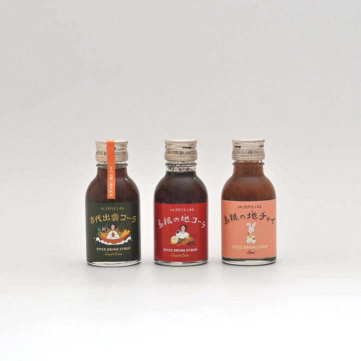 【送料込】シロップ3種飲み比べセット（100ml×3）
